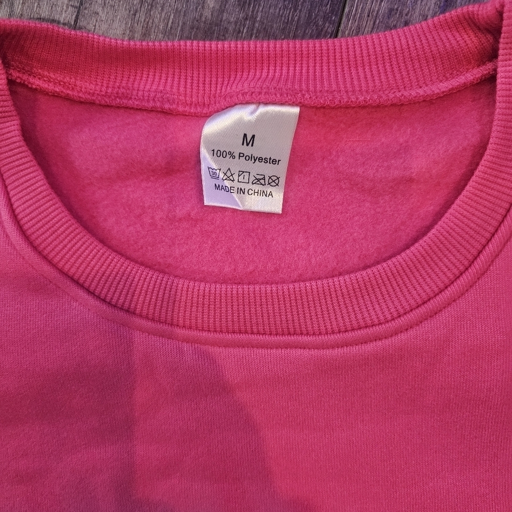 New! Lake Life Pink Soft Sweatshirt Medium - Picture 2 of 6